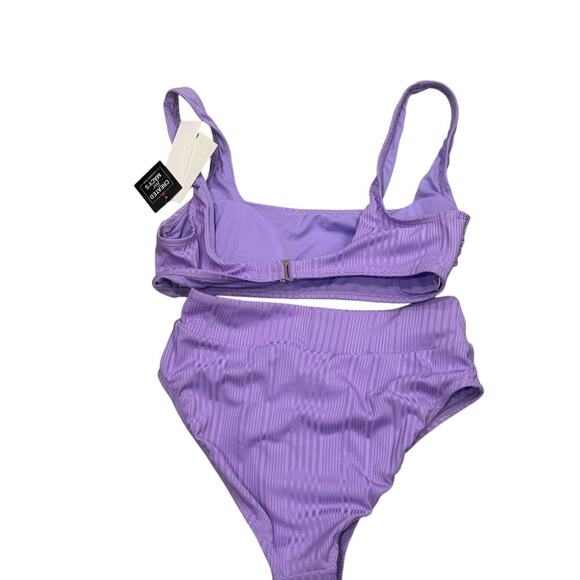 Salt & Cove Juniors Ribbed Square-Neck Bikini Swim Set Size L NWT - Picture 5 of 11